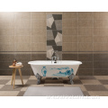 Porcelain Mongeled Cupc 72 Double Ended Clawfoot Tub